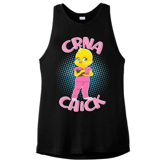 CRNA Chick Ladies Tri-Blend Wicking Tank