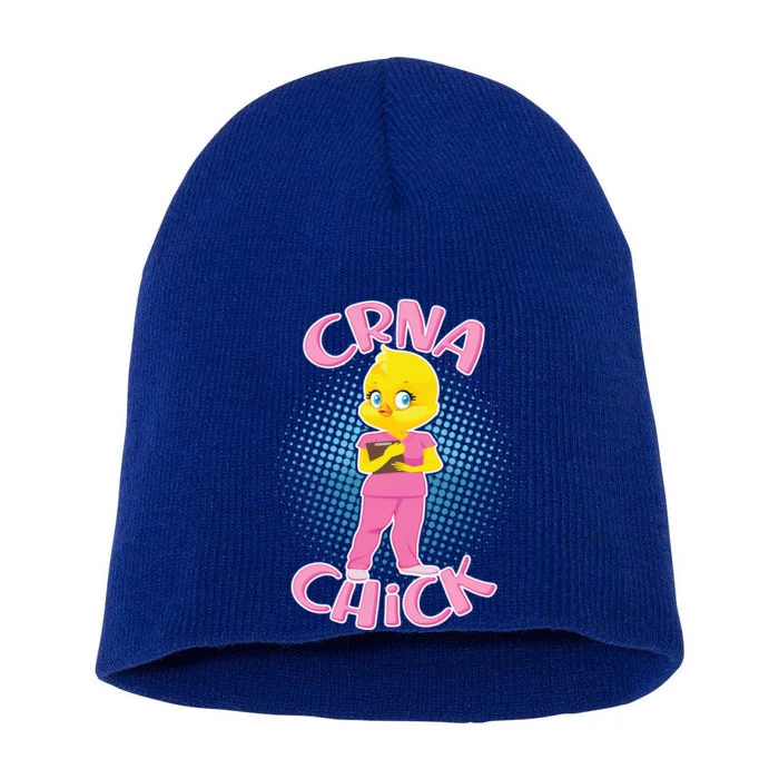 CRNA Chick Short Acrylic Beanie