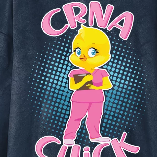 CRNA Chick Hooded Wearable Blanket