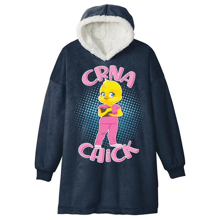 CRNA Chick Hooded Wearable Blanket