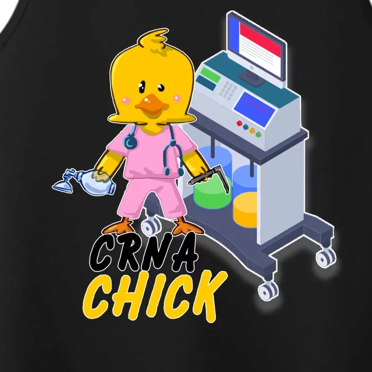 CRNA Chick Nurse Anesthetist Performance Tank