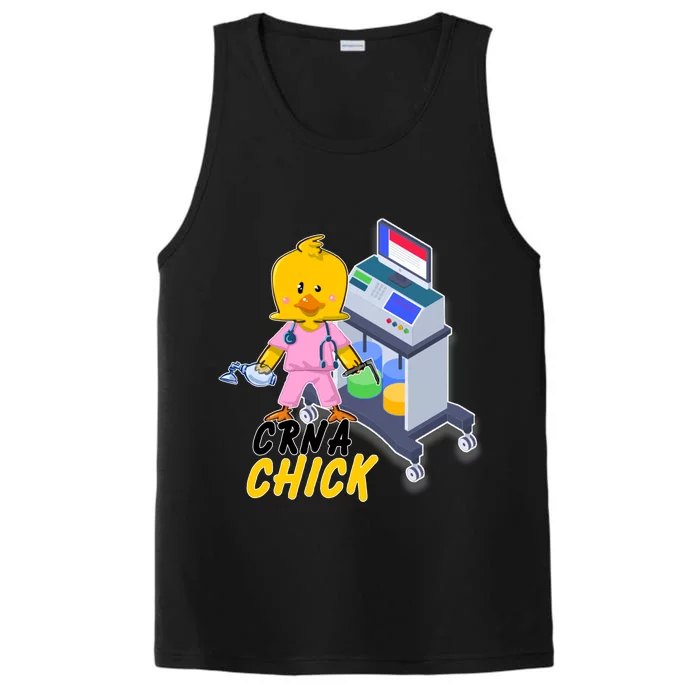 CRNA Chick Nurse Anesthetist Performance Tank