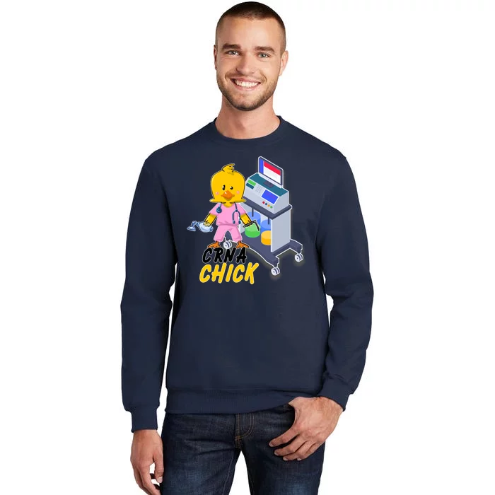 CRNA Chick Nurse Anesthetist Sweatshirt