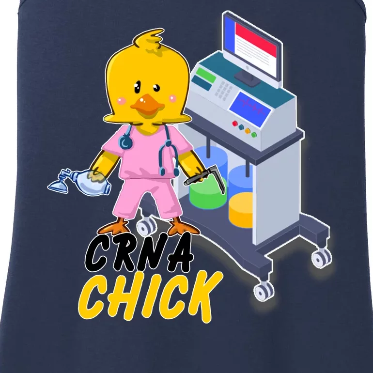 CRNA Chick Nurse Anesthetist Ladies Essential Tank