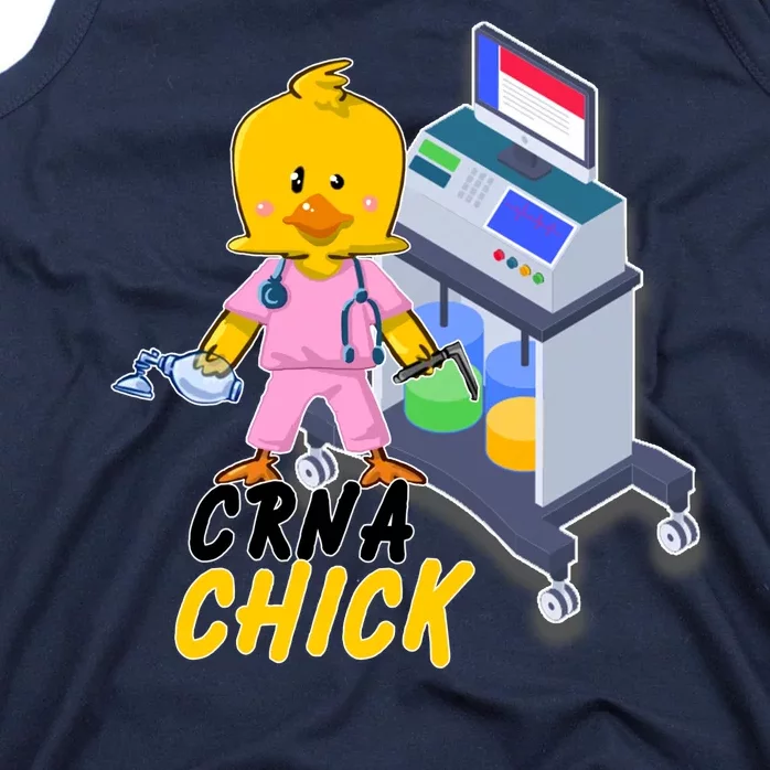 CRNA Chick Nurse Anesthetist Tank Top