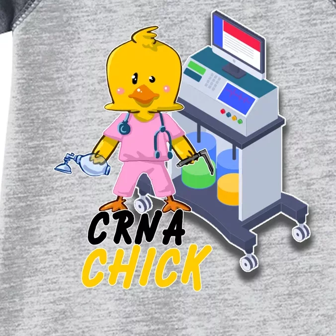 CRNA Chick Nurse Anesthetist Infant Baby Jersey Bodysuit