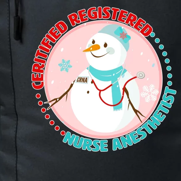 CRNA Snowlady Nurse Anesthetists Daily Commute Backpack