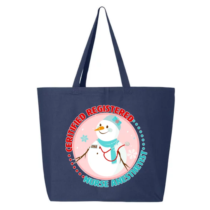 CRNA Snowlady Nurse Anesthetists 25L Jumbo Tote