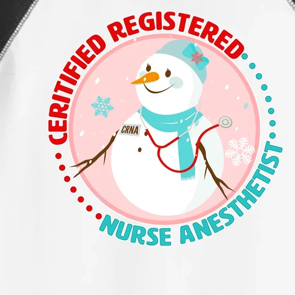 CRNA Snowlady Nurse Anesthetists Toddler Fine Jersey T-Shirt