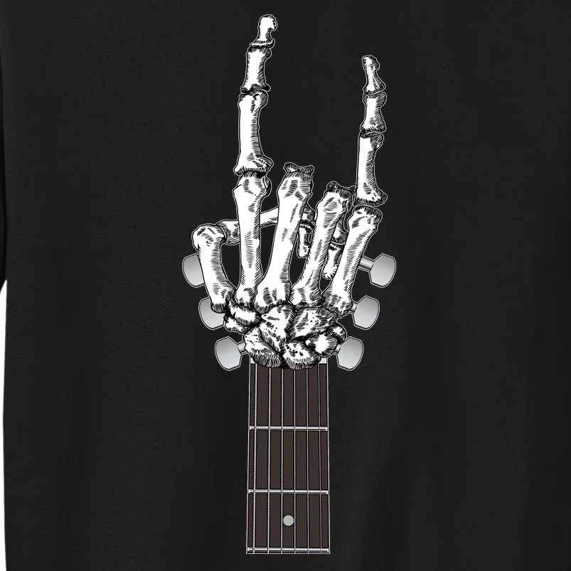 Cool Rock On Skeleton Guitar Sweatshirt