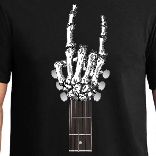 Cool Rock On Skeleton Guitar Pajama Set