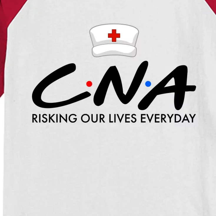 CNA Risking Our Lives Everyday Kids Colorblock Raglan Jersey