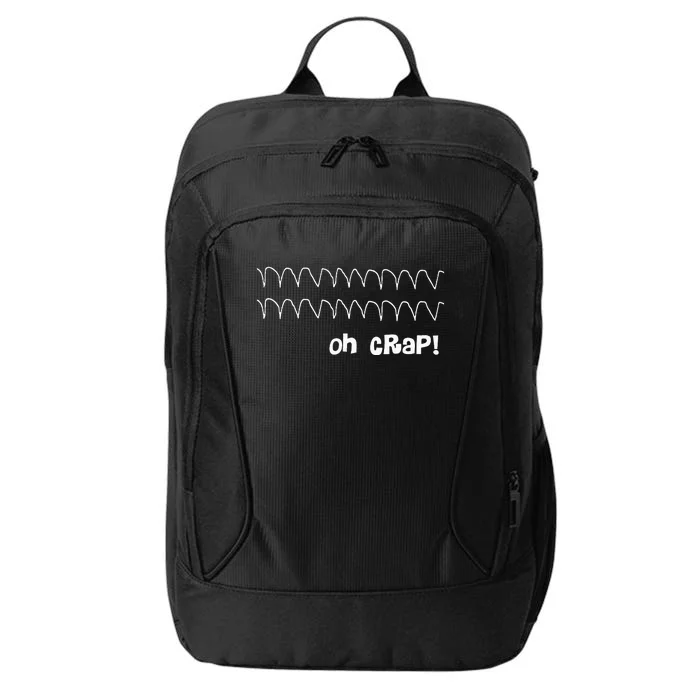 Cardiac Rhythm Oh Crap Nurse City Backpack