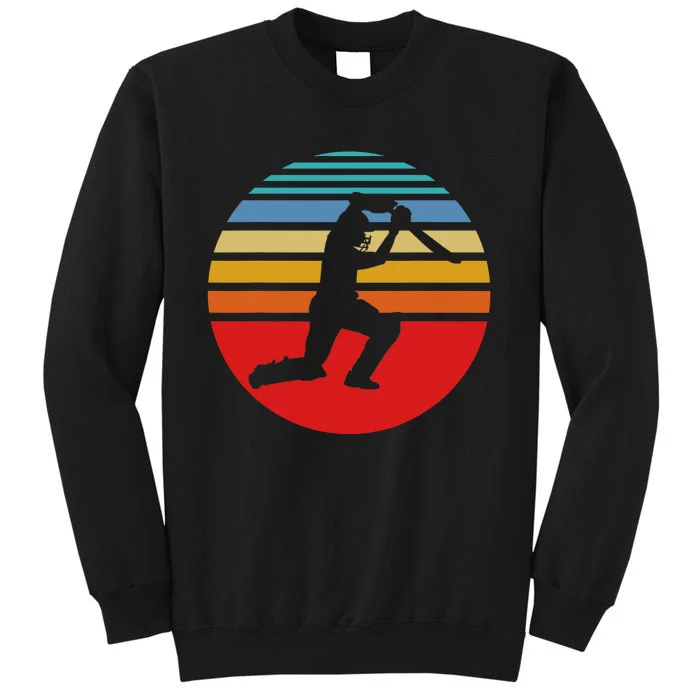 Cricket retirement old man cricket player retired cricketer Tall Sweatshirt