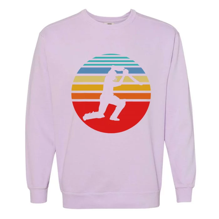 Cricket retirement old man cricket player retired cricketer Garment-Dyed Sweatshirt