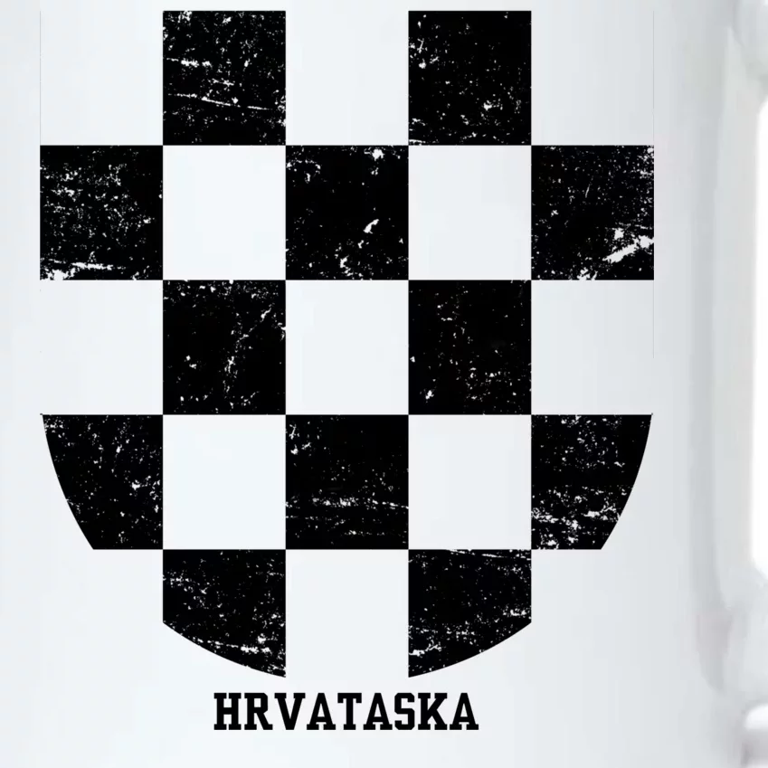 Croatia HRVATSKA Team Jersey Black Color Changing Mug