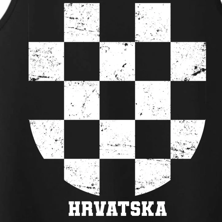 Croatia HRVATSKA Team Jersey Performance Tank