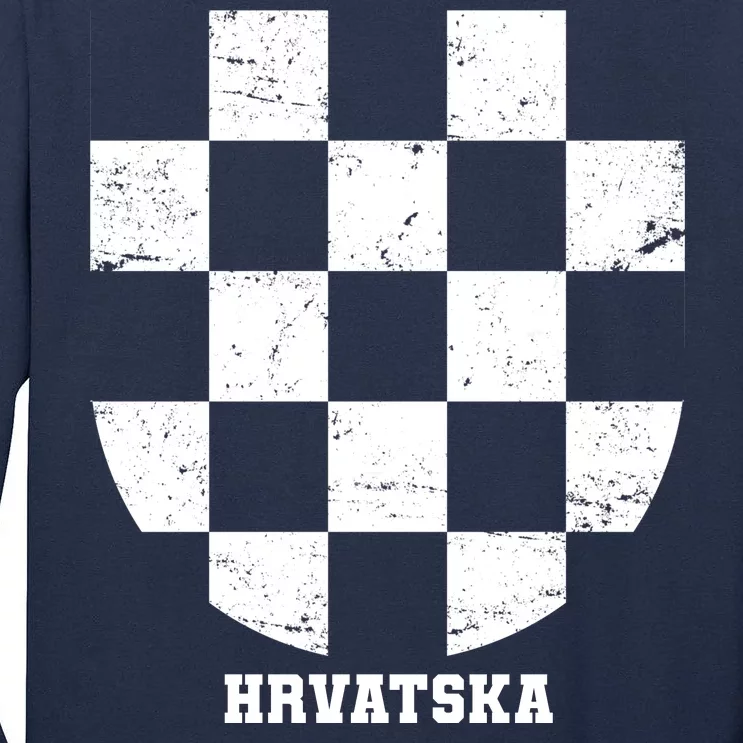 Croatia HRVATSKA Team Jersey Tall Long Sleeve T-Shirt