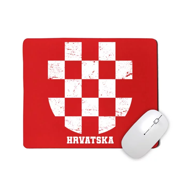 Croatia HRVATSKA Team Jersey Mousepad