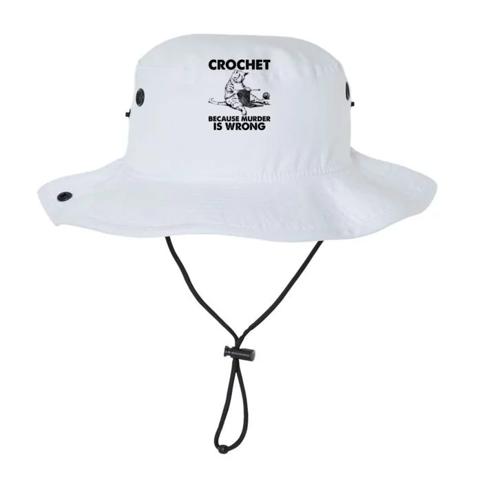 Crochet Because Murder Is Wrong Cat Legacy Cool Fit Booney Bucket Hat