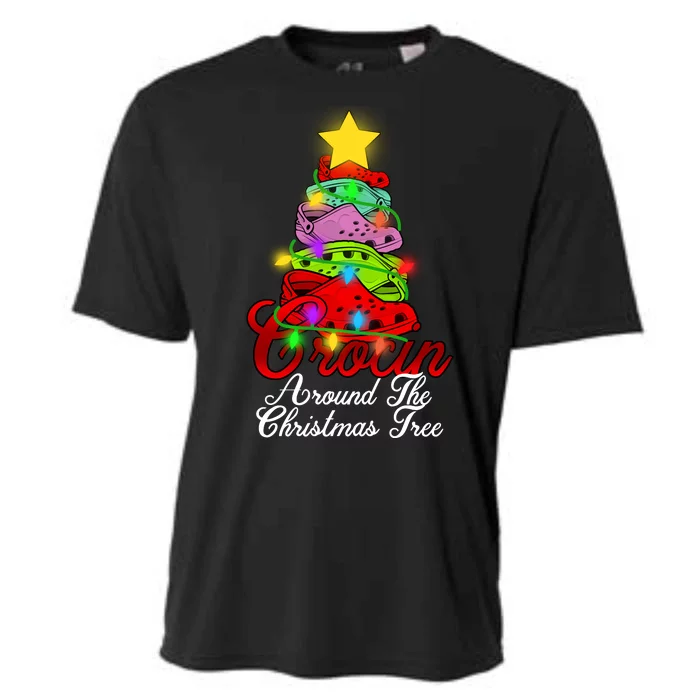 Crocin Around The Christmas Tree Cooling Performance Crew T-Shirt