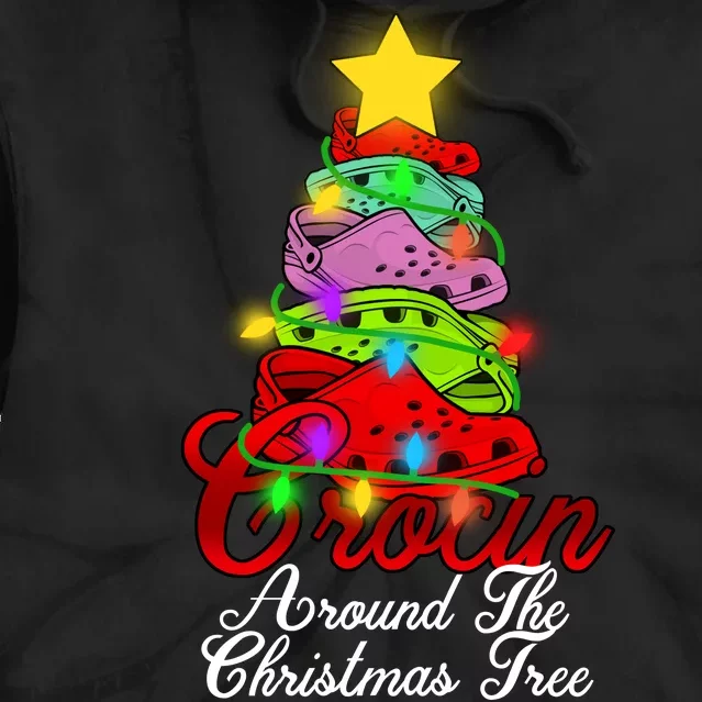 Crocin Around The Christmas Tree Tie Dye Hoodie