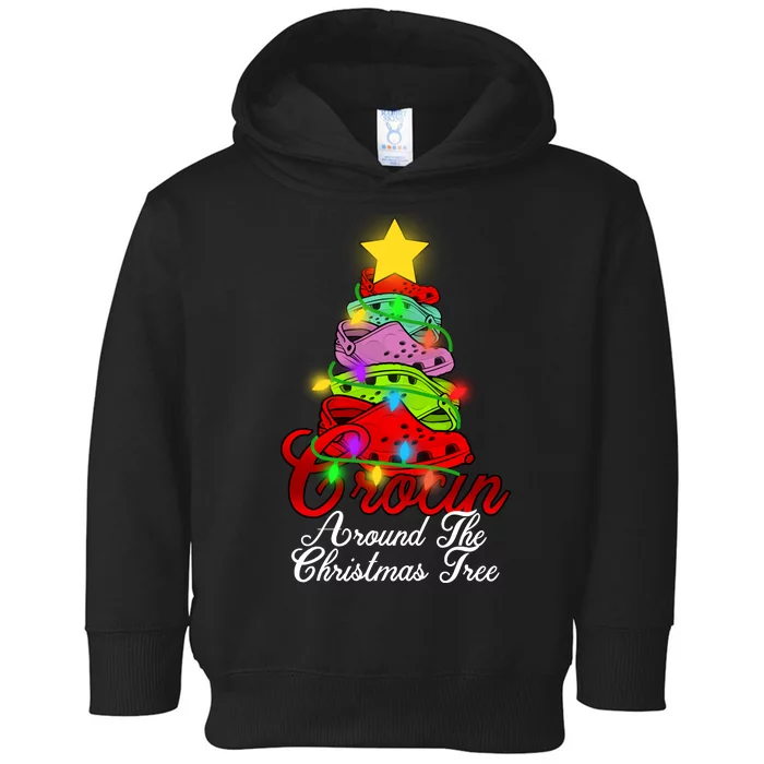 Crocin Around The Christmas Tree Toddler Hoodie