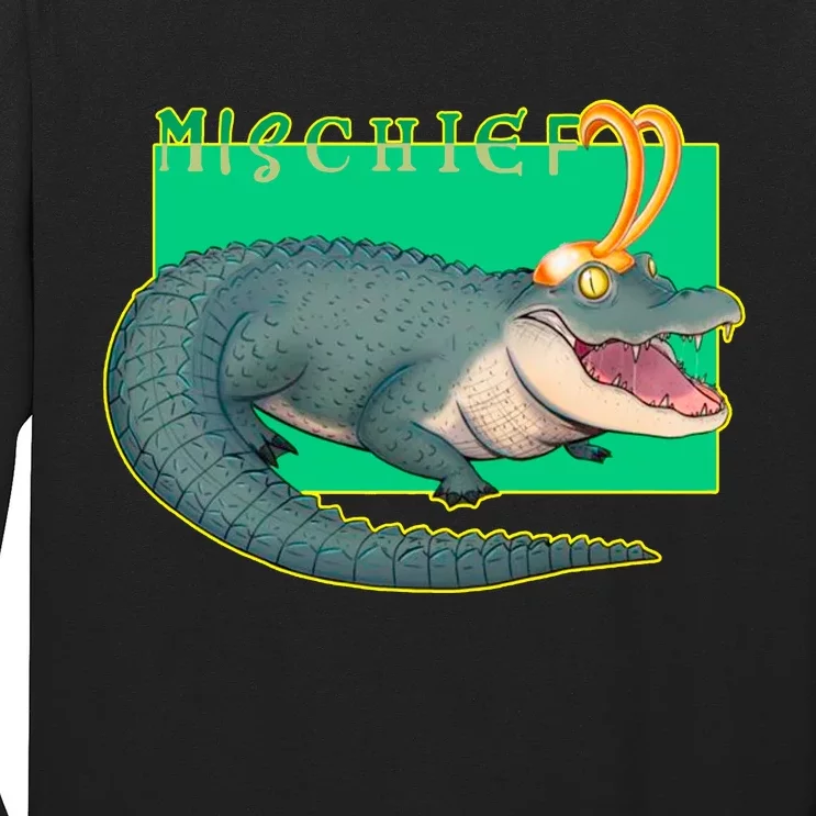 Croki Crocodile Alligator God of Mischief Long Sleeve Shirt