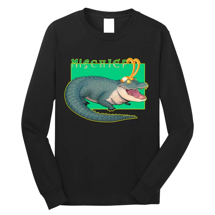 Croki Crocodile Alligator God of Mischief Long Sleeve Shirt