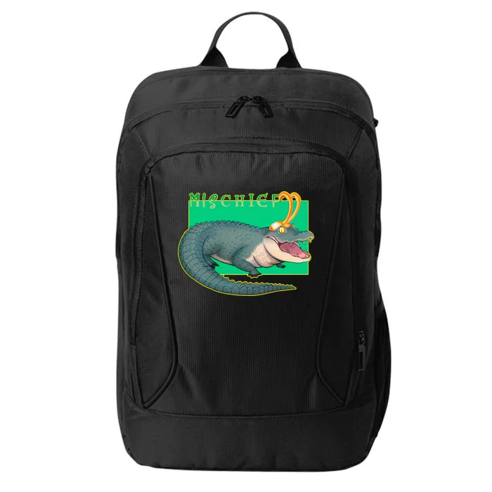 Croki Crocodile Alligator God of Mischief City Backpack