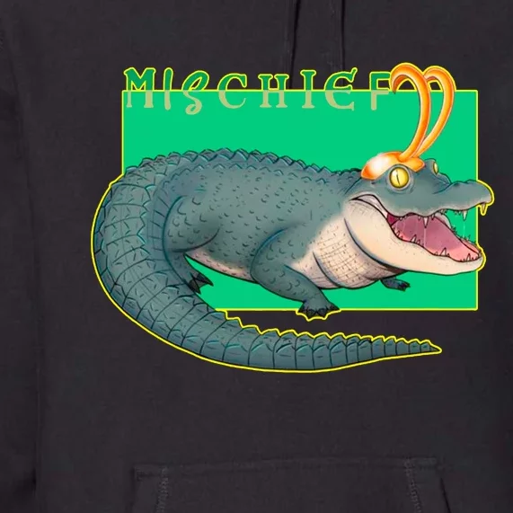 Croki Crocodile Alligator God of Mischief Premium Hoodie