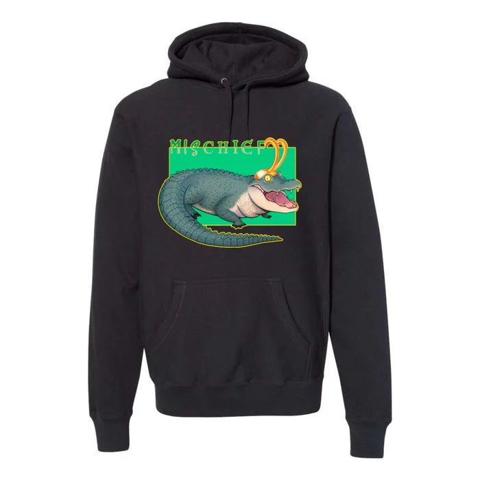 Croki Crocodile Alligator God of Mischief Premium Hoodie