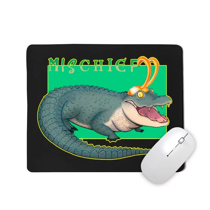 Croki Crocodile Alligator God of Mischief Mousepad