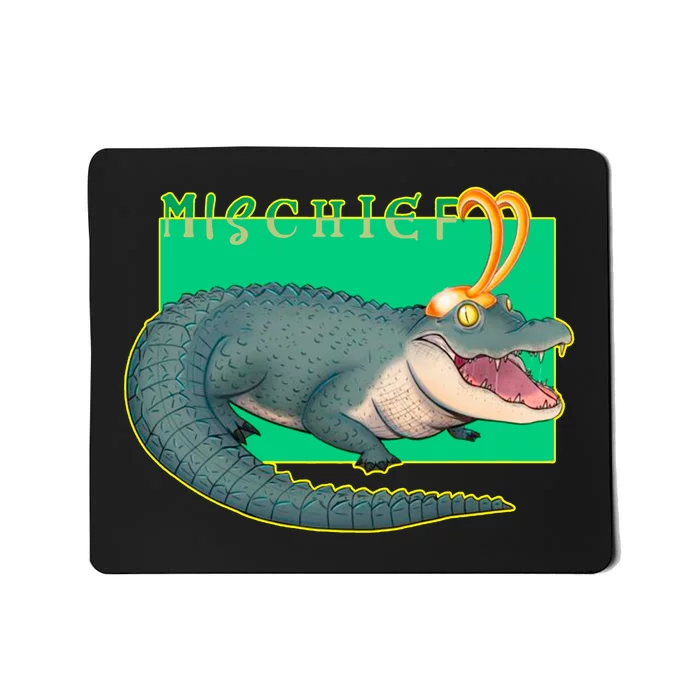 Croki Crocodile Alligator God of Mischief Mousepad