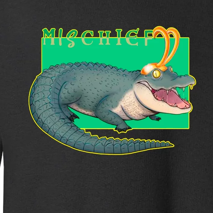 Croki Crocodile Alligator God of Mischief Toddler Sweatshirt