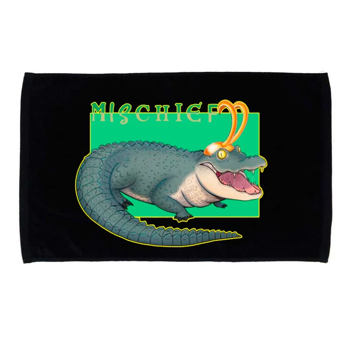 Croki Crocodile Alligator God of Mischief Microfiber Hand Towel