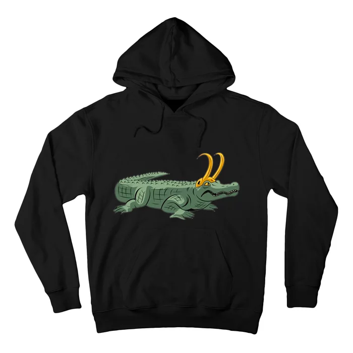 Croki Crocodile Alligator Golden Horns Hoodie