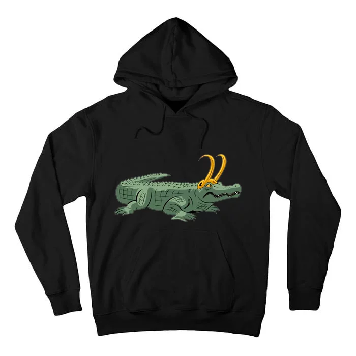 Croki Crocodile Alligator Golden Horns Tall Hoodie