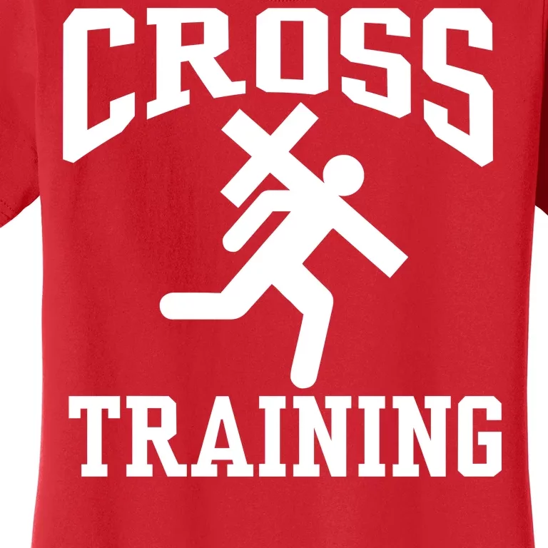 Cross Training Jesus Christian Catholic Women's T-Shirt