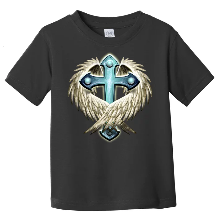 Cross With Wings Toddler T-Shirt