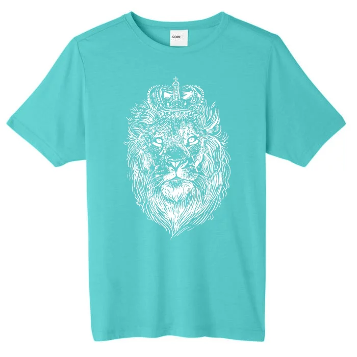 Crowned Lion Illustration ChromaSoft Performance T-Shirt