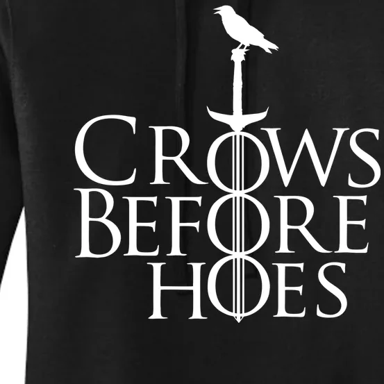 Crows Before Hoes Women's Pullover Hoodie