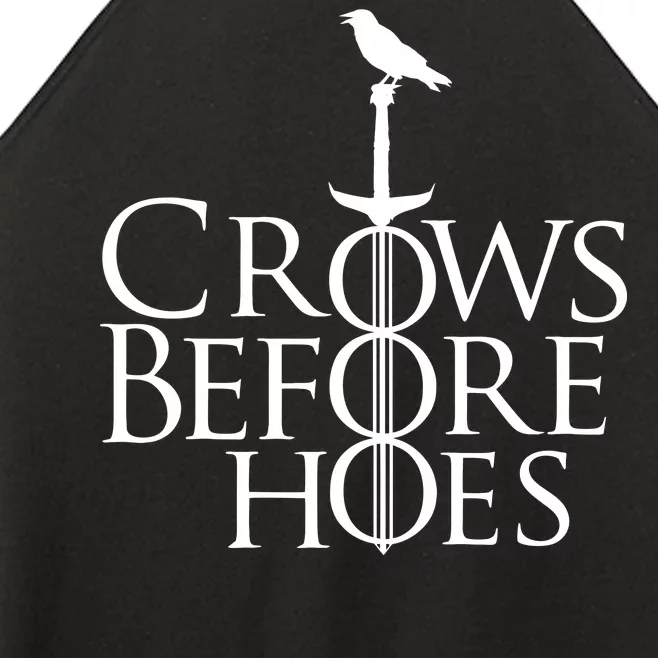 Crows Before Hoes Women’s Perfect Tri Rocker Tank