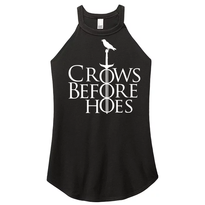 Crows Before Hoes Women’s Perfect Tri Rocker Tank