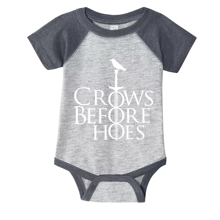 Crows Before Hoes Infant Baby Jersey Bodysuit