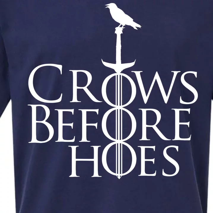 Crows Before Hoes Sueded Cloud Jersey T-Shirt