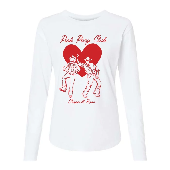 Chappell Roan Pink Pony Club Womens Cotton Relaxed Long Sleeve T-Shirt