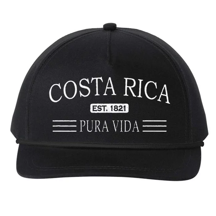 Costa Rica Pura Vida Snapback Five-Panel Rope Hat