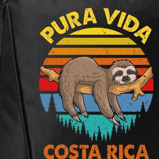 Costa Rica Pura Vida Sloth City Backpack