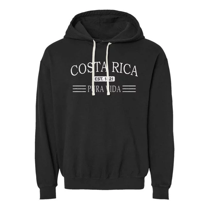 Costa Rica Pura Vida Garment-Dyed Fleece Hoodie